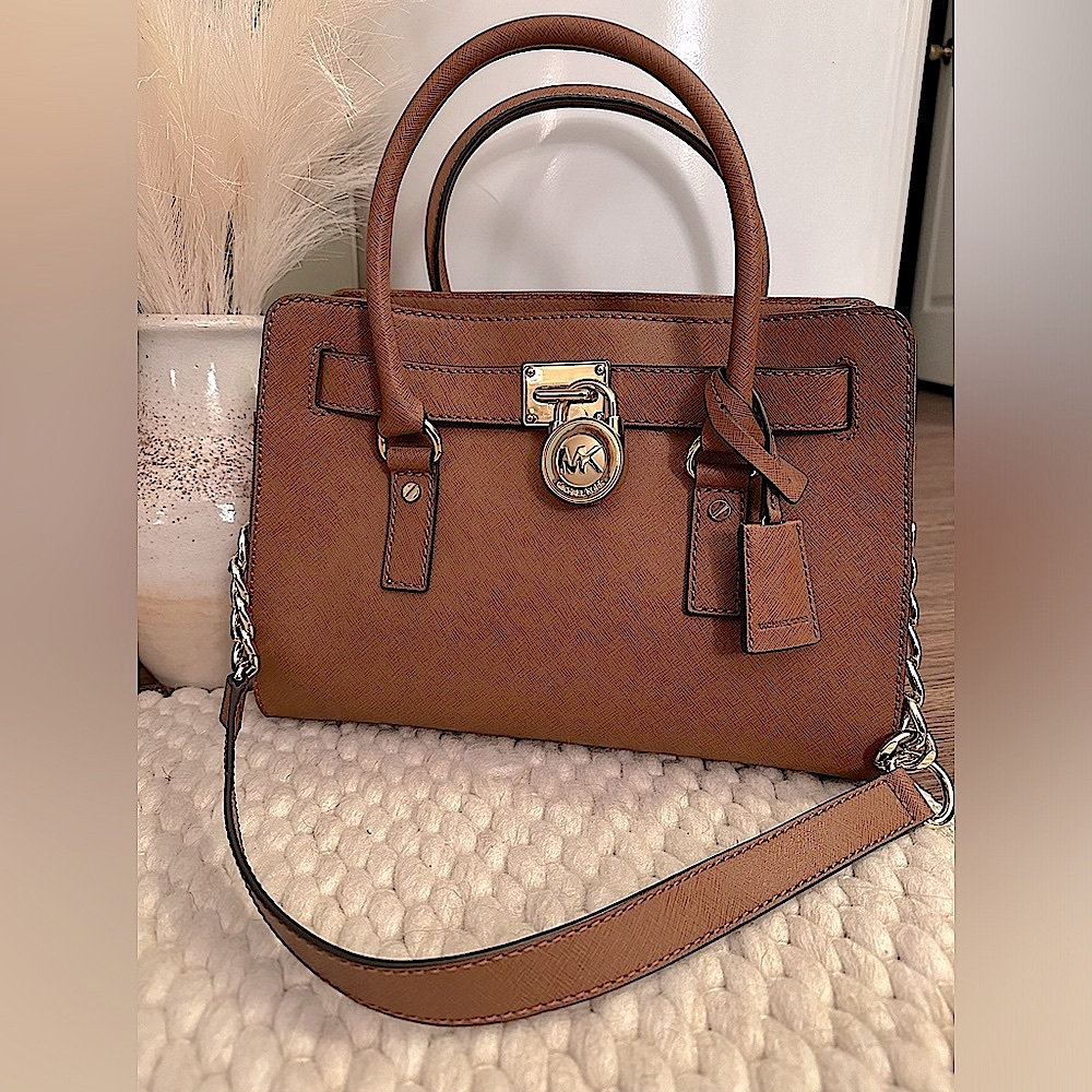 MICHAEL KORS Brown Leather Tote